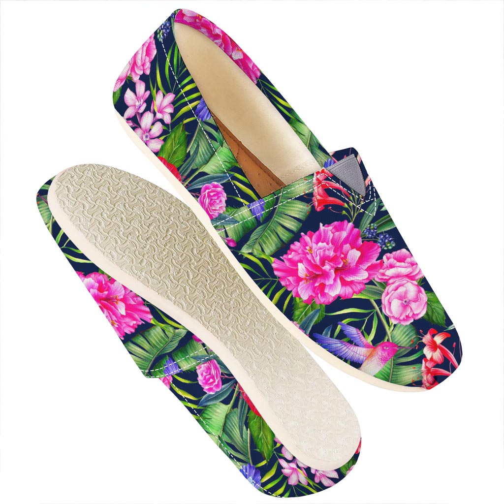 Hawaiian Tropical Birds Pattern Print Casual Shoes