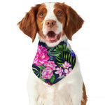 Hawaiian Tropical Birds Pattern Print Dog Bandana