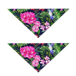 Hawaiian Tropical Birds Pattern Print Dog Bandana