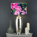 Hawaiian Tropical Birds Pattern Print Drum Lamp Shade