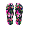 Hawaiian Tropical Birds Pattern Print Flip Flops