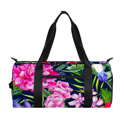 Hawaiian Tropical Birds Pattern Print Gym Bag