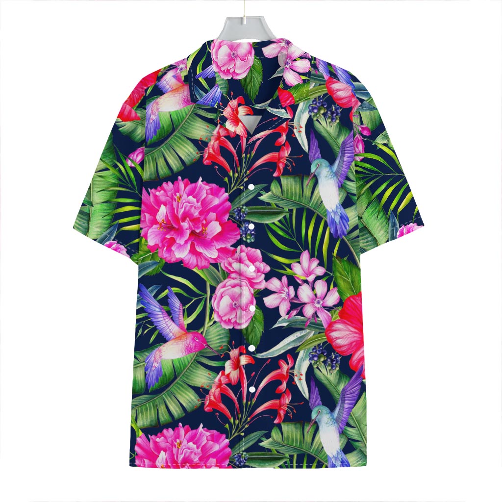 Hawaiian Tropical Birds Pattern Print Hawaiian Shirt