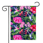 Hawaiian Tropical Birds Pattern Print House Flag