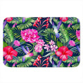 Hawaiian Tropical Birds Pattern Print Indoor Door Mat