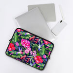 Hawaiian Tropical Birds Pattern Print Laptop Sleeve