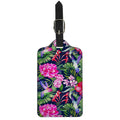 Hawaiian Tropical Birds Pattern Print Luggage Tag