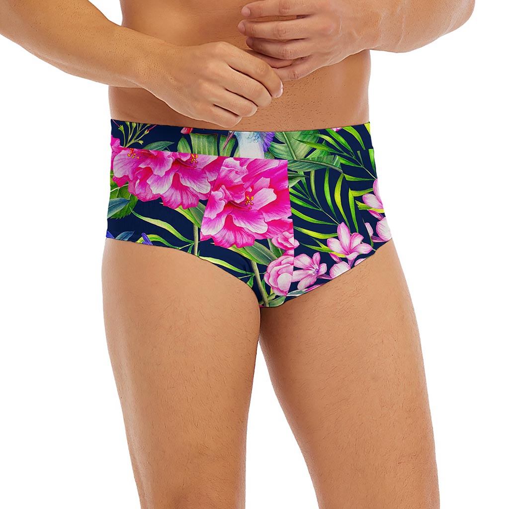 Hawaiian Tropical Birds Pattern Print Men's Briefs