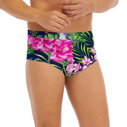 Hawaiian Tropical Birds Pattern Print Men's Briefs