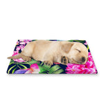 Hawaiian Tropical Birds Pattern Print Pet Cooling Mat Cover