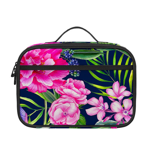 Hawaiian Tropical Birds Pattern Print Portable Lunch Bag