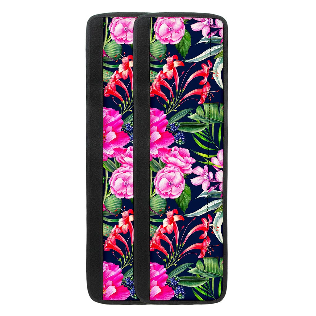 Hawaiian Tropical Birds Pattern Print Refrigerator Handle Covers