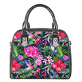 Hawaiian Tropical Birds Pattern Print Shoulder Handbag