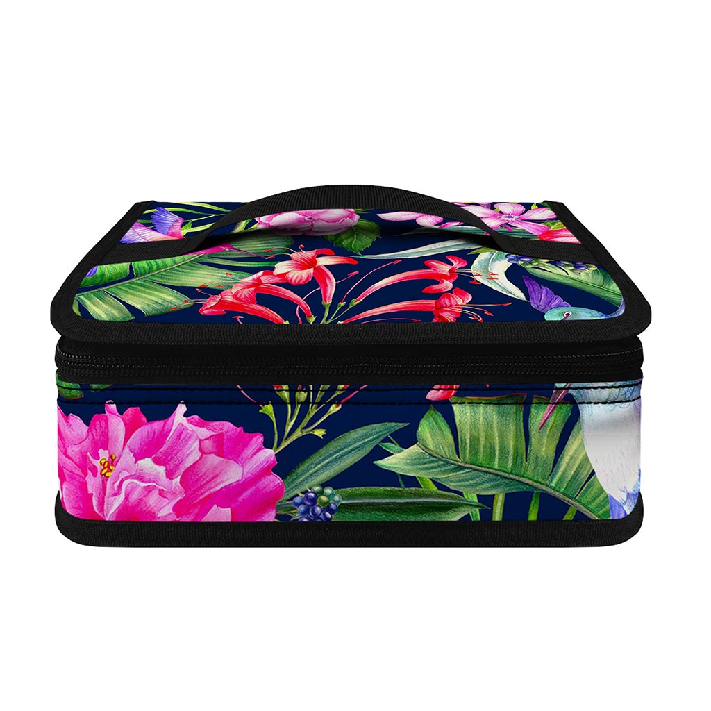 Hawaiian Tropical Birds Pattern Print Small Lunch Bag