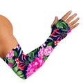 Hawaiian Tropical Birds Pattern Print Sun Protection Arm Sleeves