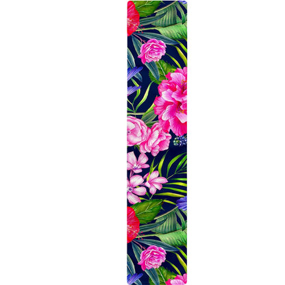 Hawaiian Tropical Birds Pattern Print Table Runner