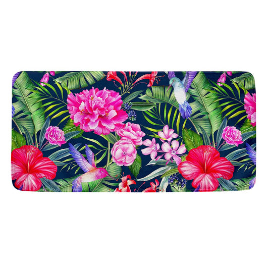 Hawaiian Tropical Birds Pattern Print Towel