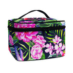 Hawaiian Tropical Birds Pattern Print Travel Makeup Bag