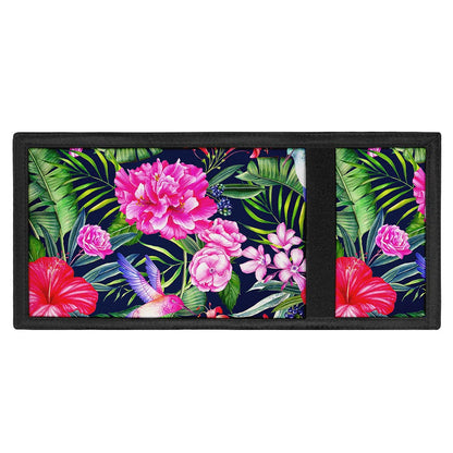 Hawaiian Tropical Birds Pattern Print Trifold Wallet