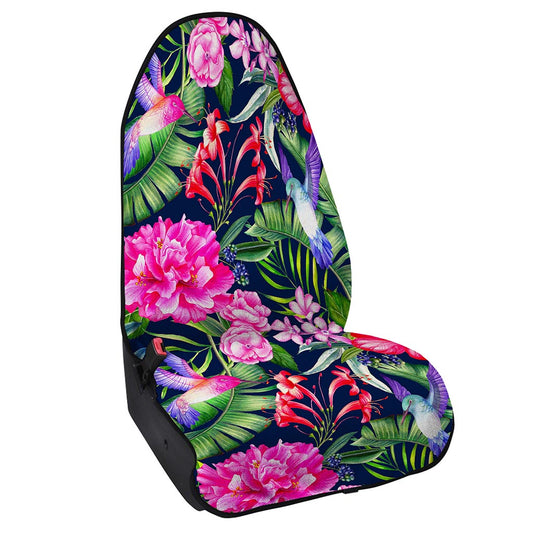 Hawaiian Tropical Birds Pattern Print Waterproof Car Seat Cover