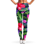 Hawaiian Tropical Birds Pattern Print Women's Leggings