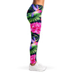 Hawaiian Tropical Birds Pattern Print Women's Leggings