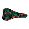 Hawaiian Tropical Flowers Pattern Print Bicycle Seat Cover