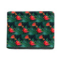 Hawaiian Tropical Flowers Pattern Print Bifold Wallet