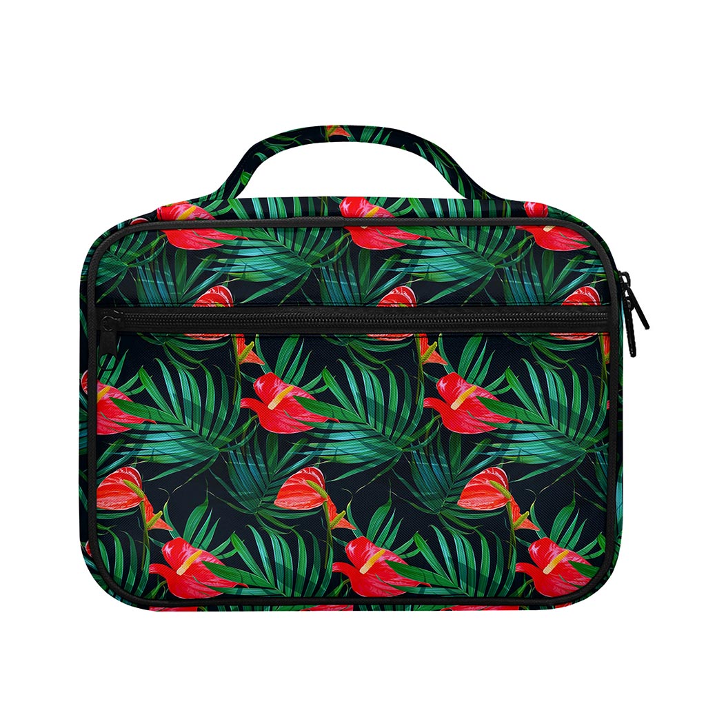 Hawaiian Tropical Flowers Pattern Print Briefcase Bible Bag