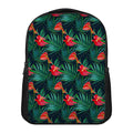 Hawaiian Tropical Flowers Pattern Print Casual Backpack