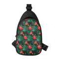 Hawaiian Tropical Flowers Pattern Print Sling Bag