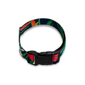 Hawaiian Tropical Flowers Pattern Print Dog Collar