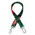 Hawaiian Tropical Flowers Pattern Print Dog Seat Belt