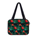 Hawaiian Tropical Flowers Pattern Print Double Strap Bible Bag