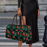 Hawaiian Tropical Flowers Pattern Print Duffle Bag