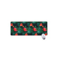 Hawaiian Tropical Flowers Pattern Print Extended Mouse Pad