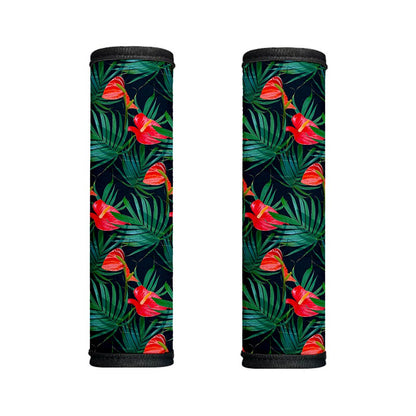Hawaiian Tropical Flowers Pattern Print Handle Covers