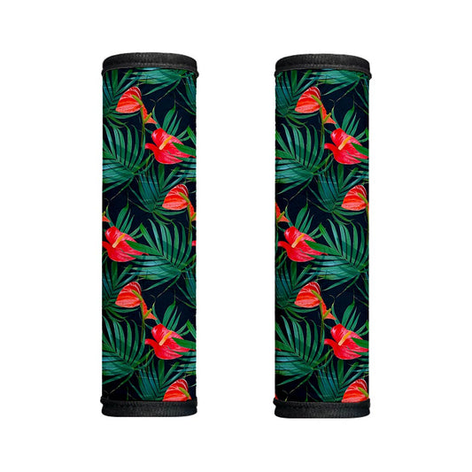 Hawaiian Tropical Flowers Pattern Print Handle Covers