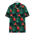 Hawaiian Tropical Flowers Pattern Print Hawaiian Shirt