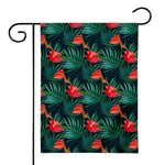 Hawaiian Tropical Flowers Pattern Print House Flag