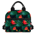 Hawaiian Tropical Flowers Pattern Print Insulated Lunch Bag