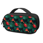 Hawaiian Tropical Flowers Pattern Print Insulin Cooler Travel Case
