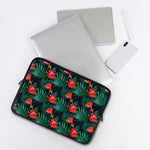 Hawaiian Tropical Flowers Pattern Print Laptop Sleeve
