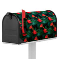 Hawaiian Tropical Flowers Pattern Print Mailbox Cover