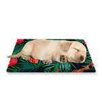 Hawaiian Tropical Flowers Pattern Print Pet Cooling Mat Cover