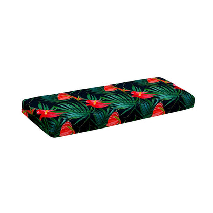 Hawaiian Tropical Flowers Pattern Print Piano Keyboard Cover