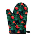 Hawaiian Tropical Flowers Pattern Print Single Oven Mitt