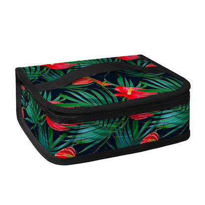 Hawaiian Tropical Flowers Pattern Print Small Lunch Bag