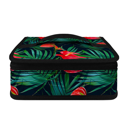 Hawaiian Tropical Flowers Pattern Print Small Lunch Bag