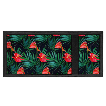 Hawaiian Tropical Flowers Pattern Print Trifold Wallet